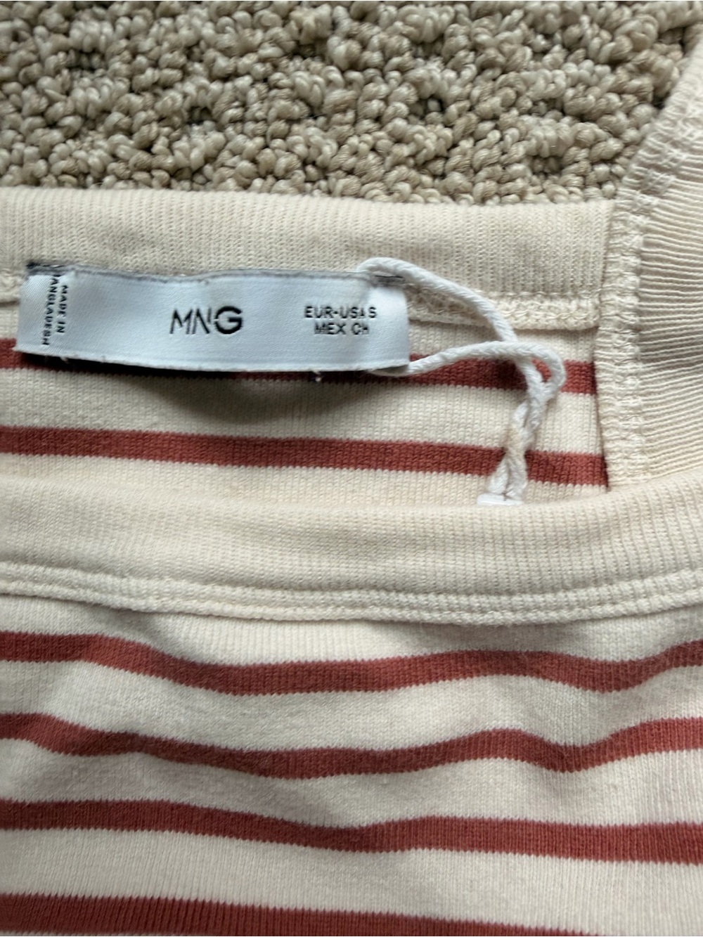 Mango Striped Ribbed Tank Top - Picture 2 of 2